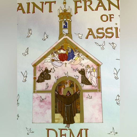 Saint Francis of Assisi Children’s Book By Demi Hardcover GUC - Picture 3 of 8